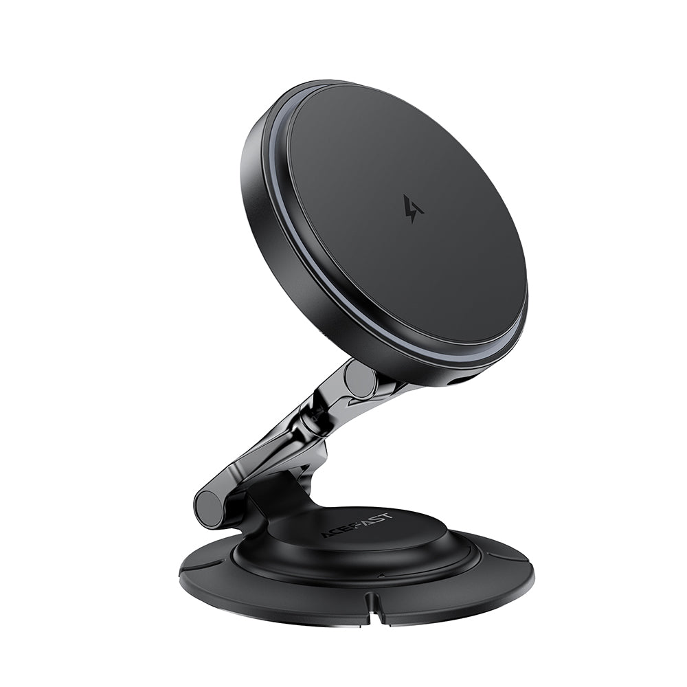 Cargador de Coche Inalámbrico Acefast D65, 15W, 1.67A, Negro