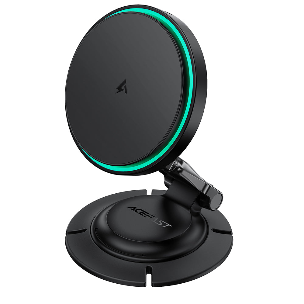 Cargador de Coche Inalámbrico Acefast D65, 15W, 1.67A, Negro