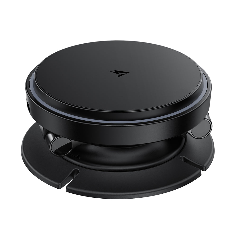 Cargador de Coche Inalámbrico Acefast D65, 15W, 1.67A, Negro