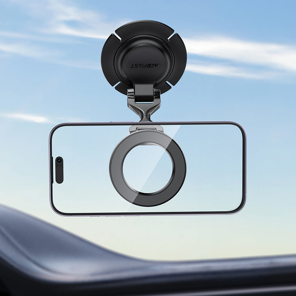 Cargador de Coche Inalámbrico Acefast D65, 15W, 1.67A, Negro