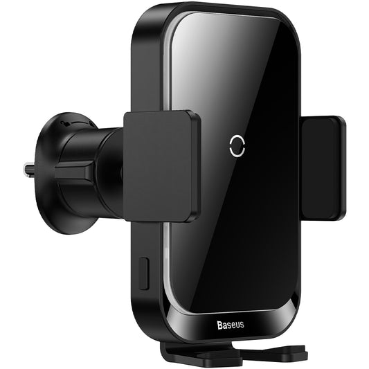 Cargador de Coche Inalámbrico Baseus Halo, 15W, 1.67A, Negro SUDD000001