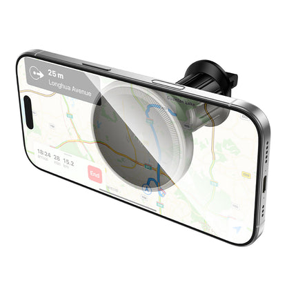 Cargador de Coche Inalámbrico Borofone BH224 Flash, 15W, 1.67A, Negro