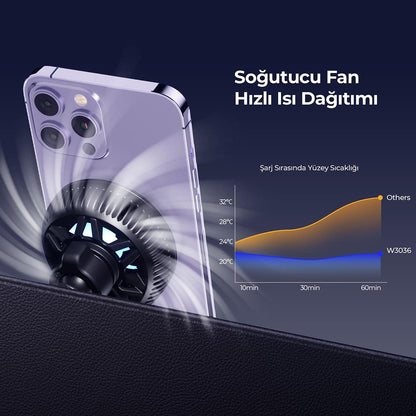 Cargador de Coche Inalámbrico HAVIT W3036, 15W, 1.67A, Negro