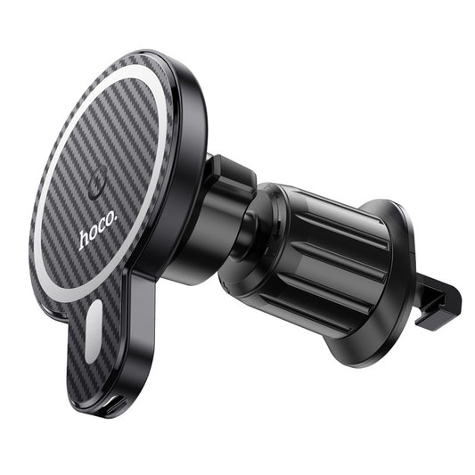 Cargador de Coche Inalámbrico HOCO CA85, 15W, 1.67A, Negro
