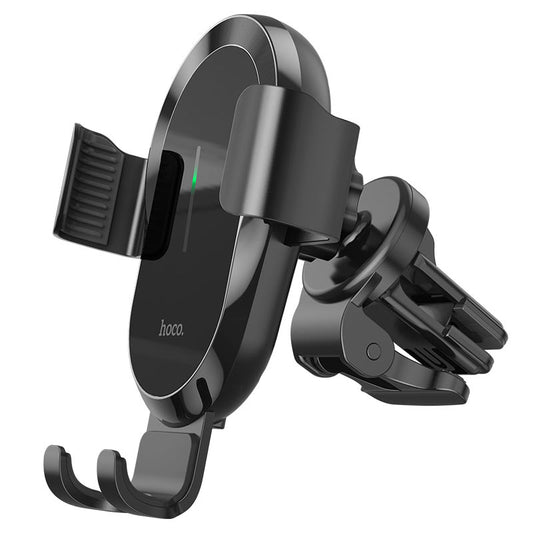 Cargador de Coche Inalámbrico HOCO CA105, 15W, 1.67A, Negro