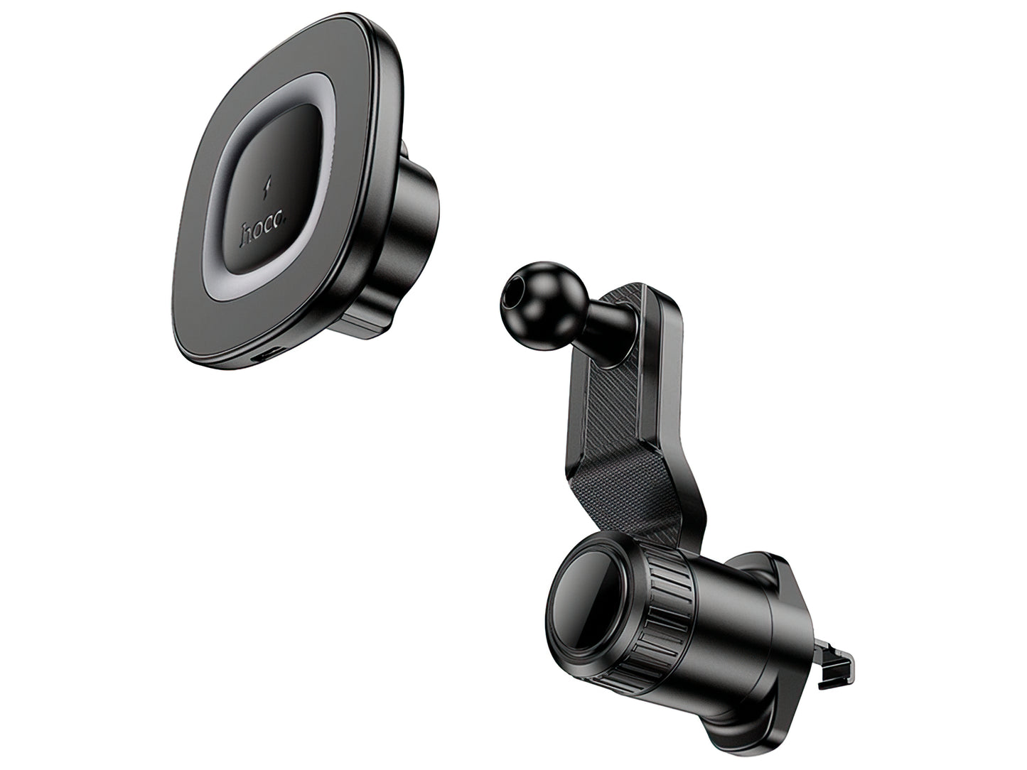 Cargador de Coche Inalámbrico HOCO HW30, 15W, 1.67A, Negro