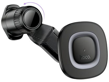 Cargador de Coche Inalámbrico HOCO HW30, 15W, 1.67A, Negro