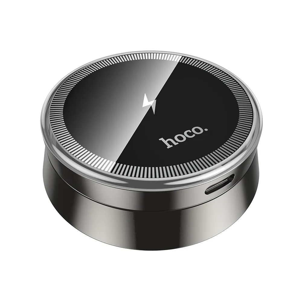 Cargador de Coche Inalámbrico HOCO HW33, 15W, 1.67A, Gris