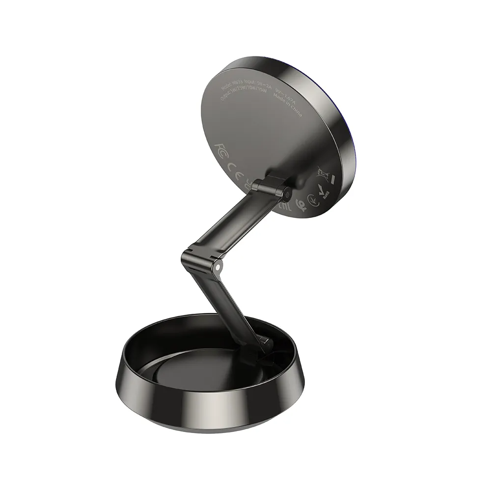 Cargador de Coche Inalámbrico HOCO HW33, 15W, 1.67A, Gris