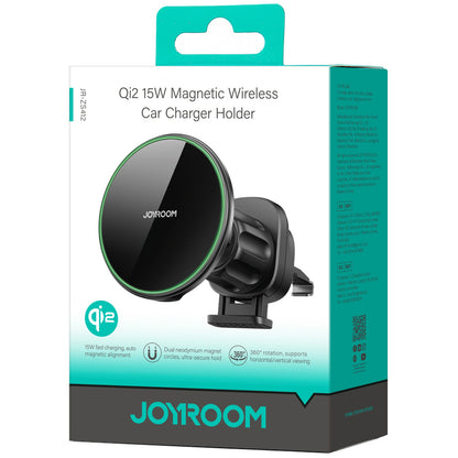 Cargador de Coche Inalámbrico Joyroom JR-ZS412, 15W, 1.67A, Negro