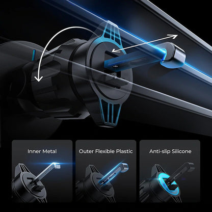 Lisen Wireless Car Charger, 15W, 1.67A, Black YL0225070006