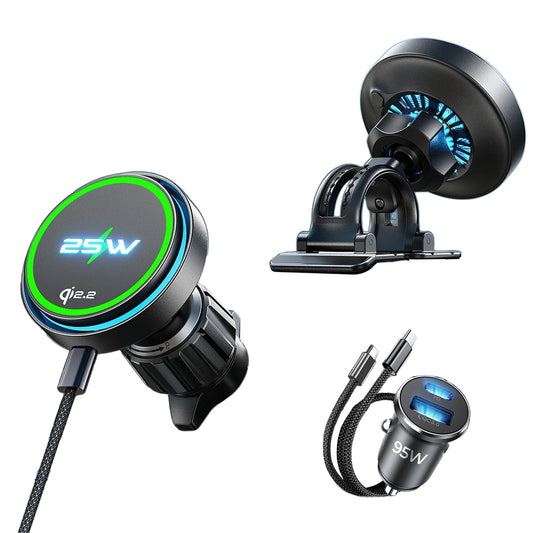 Cargador de Coche Inalámbrico Lisen W116, 25W, Negro YL0225060018