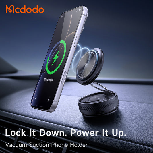 Cargador de Coche Inalámbrico McDodo CH-8610, 15W, 1.67A, Negro