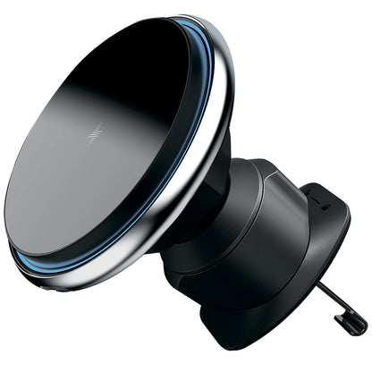 Cargador de Coche Inalámbrico Proove Magic Circle, 15W, 1.67A, Plateado WHMC15020006