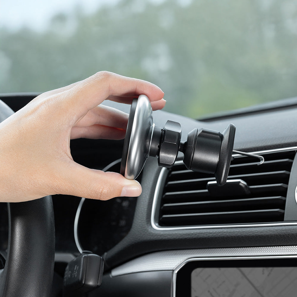 Cargador de Coche Inalámbrico Proove Magic Circle, 15W, 1.67A, Plateado WHMC15020006