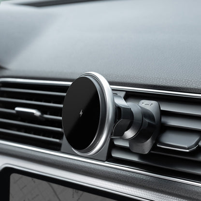 Cargador de Coche Inalámbrico Proove Magic Circle, 15W, 1.67A, Plateado WHMC15020006