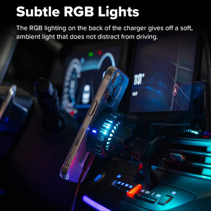 Cargador de Coche Inalámbrico Ringke, 15W, 1.67A, Negro