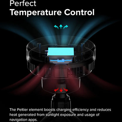 Cargador de Coche Inalámbrico Ringke, 15W, 1.67A, Negro