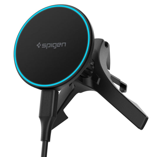 Cargador de Coche Inalámbrico Spigen EV15MAQ Essential, 15W, 1.67A, Negro ACP10513