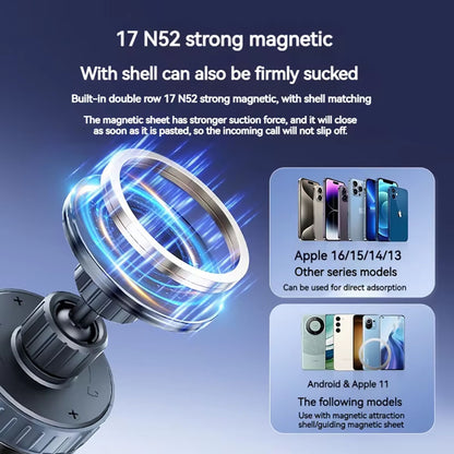 Cargador de Coche Inalámbrico Techsuit HOLD253, 15W, 1.67A, Negro