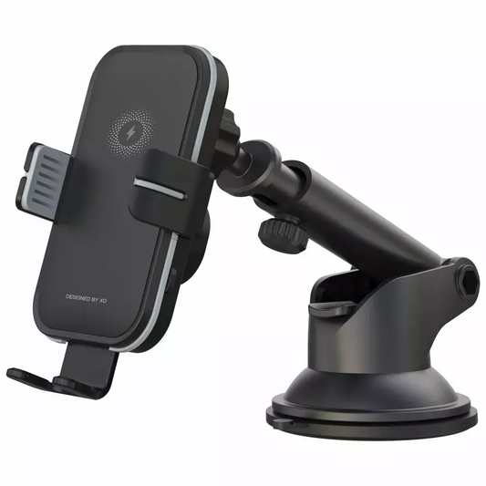 Cargador de Coche Inalámbrico XO Design WX027, 15W, 1.67A, Negro