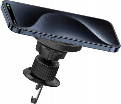 Cargador de Coche Inalámbrico XO Design CX025, 15W, 1.67A, Negro