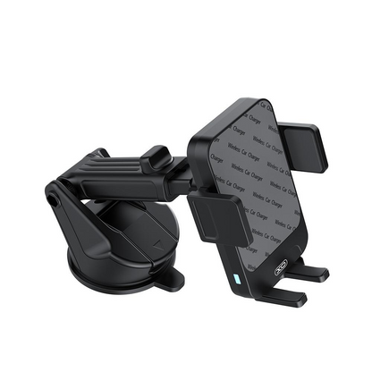 Cargador de Coche Inalámbrico XO Design WX043, 15W, 1.67A, Negro