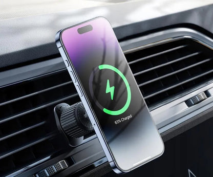 Cargador de Coche Inalámbrico XO Design CX025, 15W, 1.67A, Negro