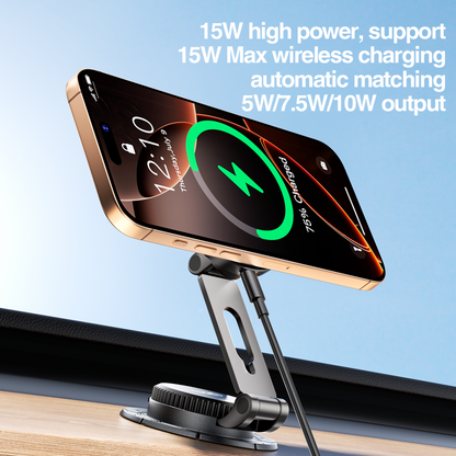 Cargador de Coche Inalámbrico XO Design CX036, 15W, 1.67A, Negro