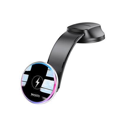 Cargador de Coche Inalámbrico Yesido C292, 15W, 1.67A, Negro