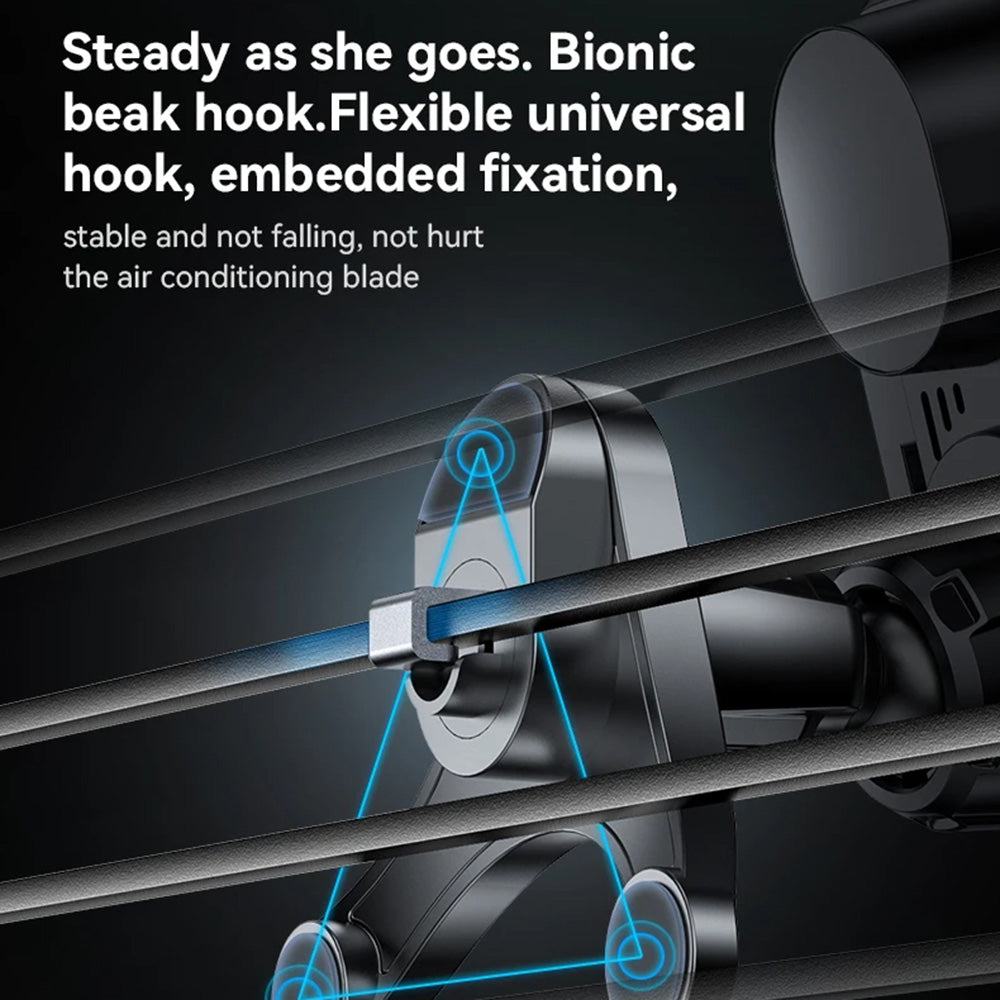 Cargador de Coche Inalámbrico Yesido C312, 15W, 1.67A, Negro