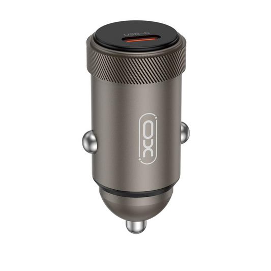 Cargador de Coche XO Design CC70, 30W, 3A, 1 x USB-C, Negro