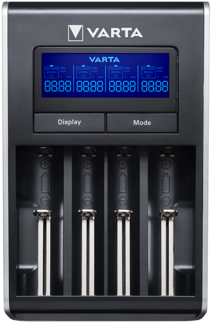 Cargador de Baterías Varta, AA / AAA, Negro
