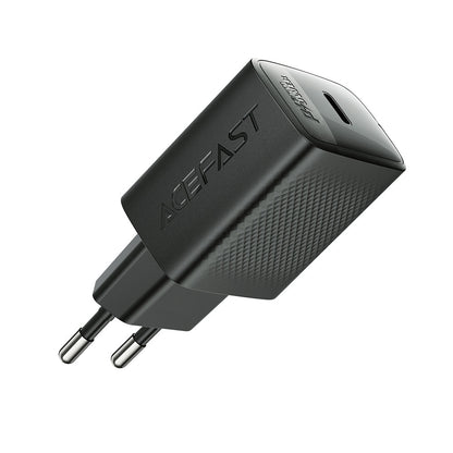 Cargador de Red Acefast A104, 25W, 3A, 1 x USB-C, Negro