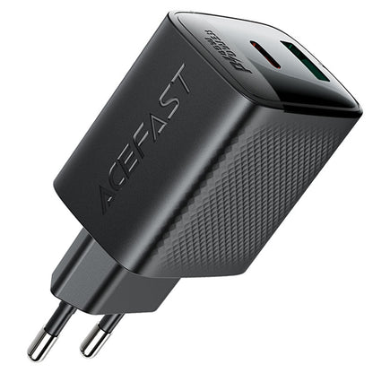 Cargador de Red Acefast A106, 45W, 3A, 1 x USB-A - 1 x USB-C, Negro