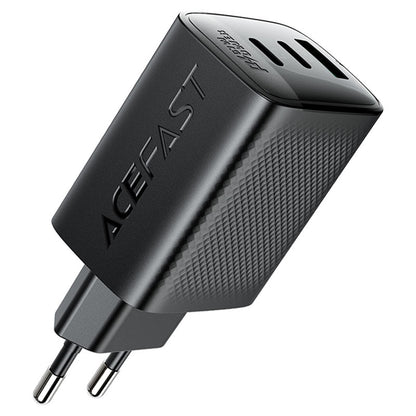 Acefast A108 Network Charger, 67W, 3A, 1 x USB-A - 2 x USB-C, Black