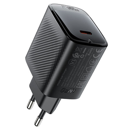 Cargador de Red Acefast A112, 45W, 3A, 1 x USB-C, Negro