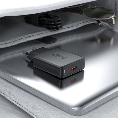 Cargador de Red Acefast A65, 20W, 3A, 1 x USB-C, Negro