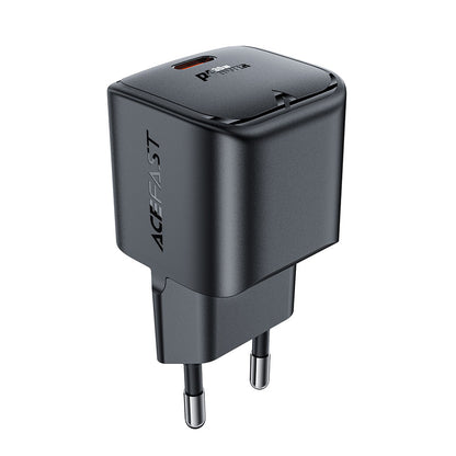 Cargador de Red Acefast A77, 30W, 3A, 1 x USB-C, Negro