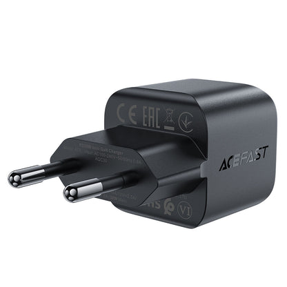 Cargador de Red Acefast A77, 30W, 3A, 1 x USB-C, Negro