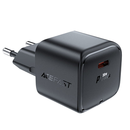 Cargador de Red Acefast A77, 30W, 3A, 1 x USB-C, Negro