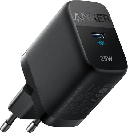 Cargador de Red Anker 312 Ace, 25W, 1 x USB-C, Negro A2642G11