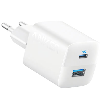 Cargador de red Anker 323, 33W, 3A, 1 x USB-A - 1 x USB-C, Blanco A2331G21 