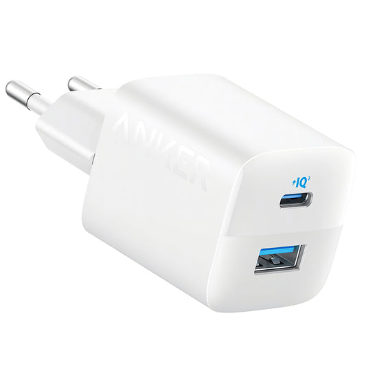 Cargador de red Anker 323, 33W, 3A, 1 x USB-A - 1 x USB-C, Blanco A2331G21 