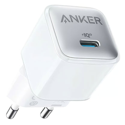 Cargador de red Anker 512 Nano 3, 20W, 3A, 1 x USB-C, Blanco A2346G21 