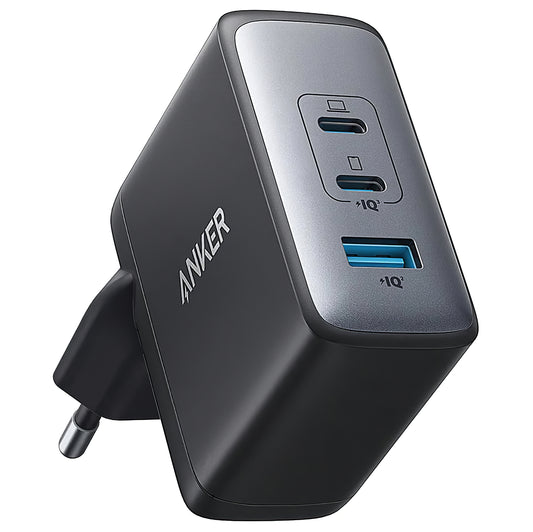 Cargador de red Anker 736 Nano II, 100W, 3A, 1 x USB-A - 2 x USB-C, Negro A2145G11 