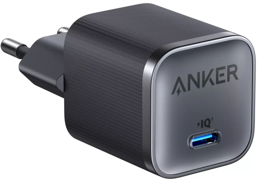 Cargador de Red Anker Nano, 45W, 3A, 1 x USB-C, Negro A2692L11