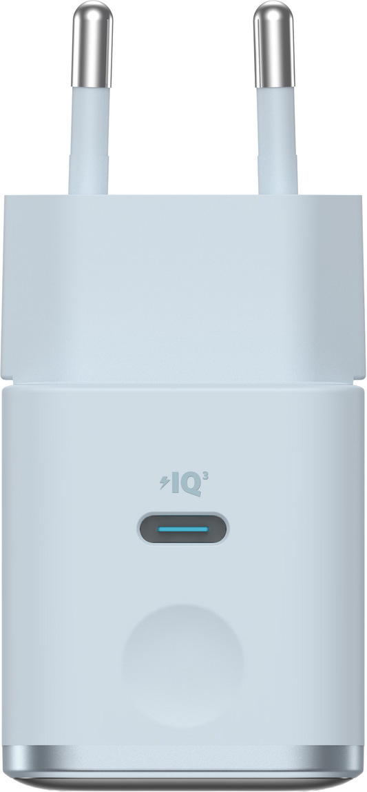 Cargador de Red Anker Nano Display, 45W, 3A, 1 x USB-C, Azul A121DG31