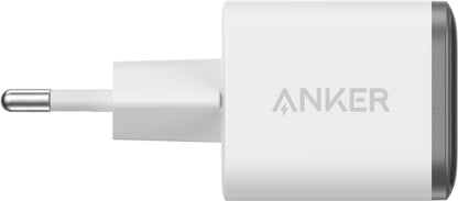 Cargador de Red Anker Nano Display, 45W, 3A, 1 x USB-C, Blanco A121DG21