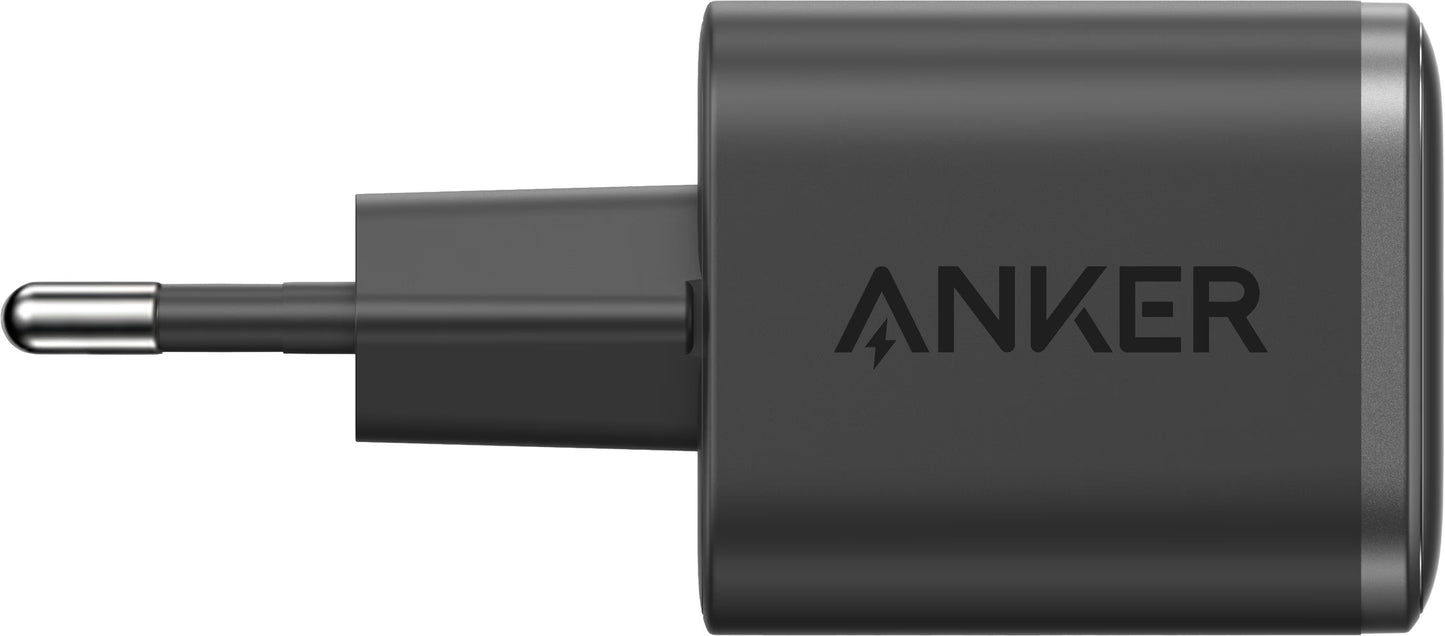 Cargador de Red Anker Nano Display, 45W, 3A, 1 x USB-C, Negro A121DG11